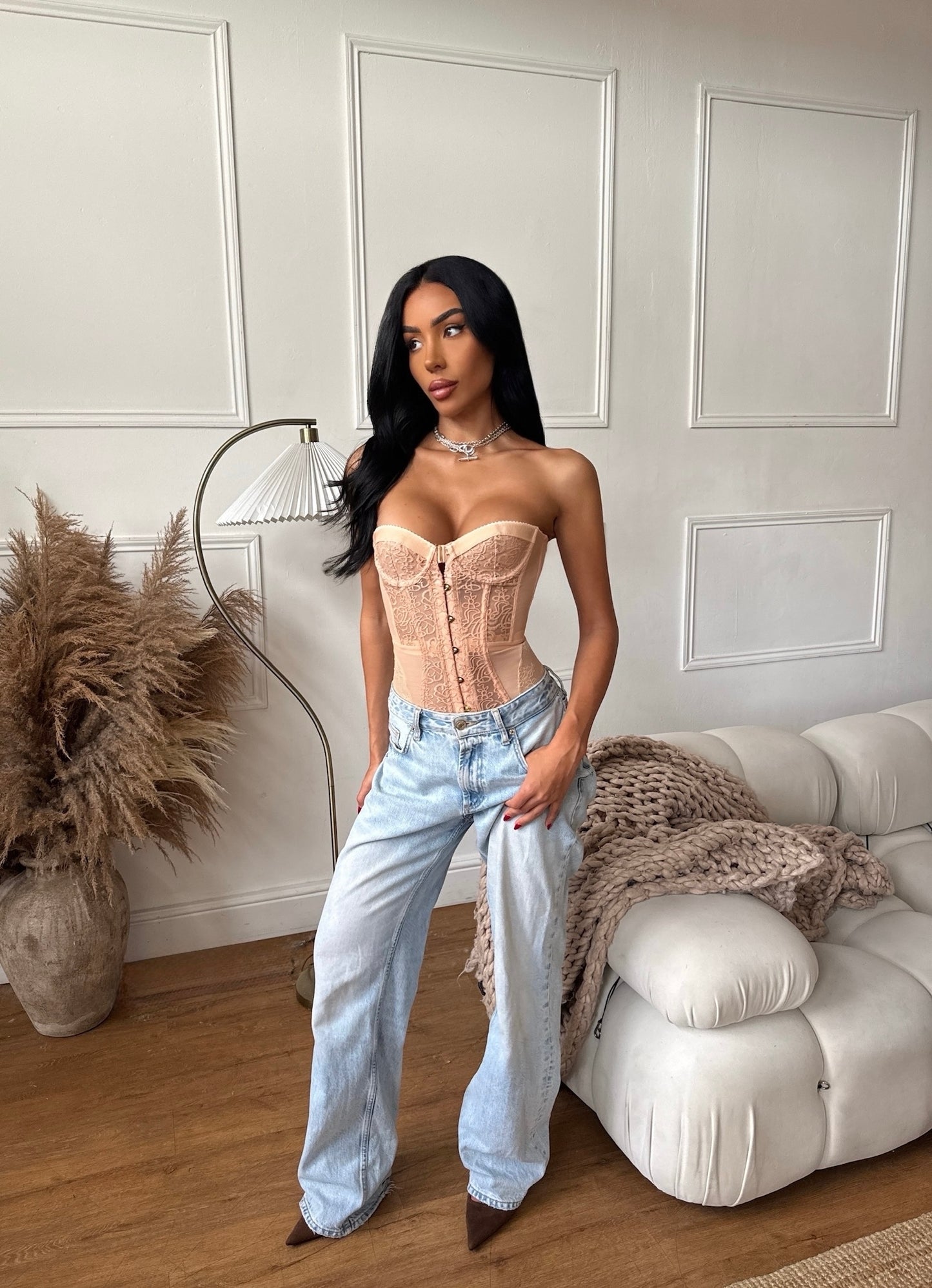 The Vivienne Corset - Nude