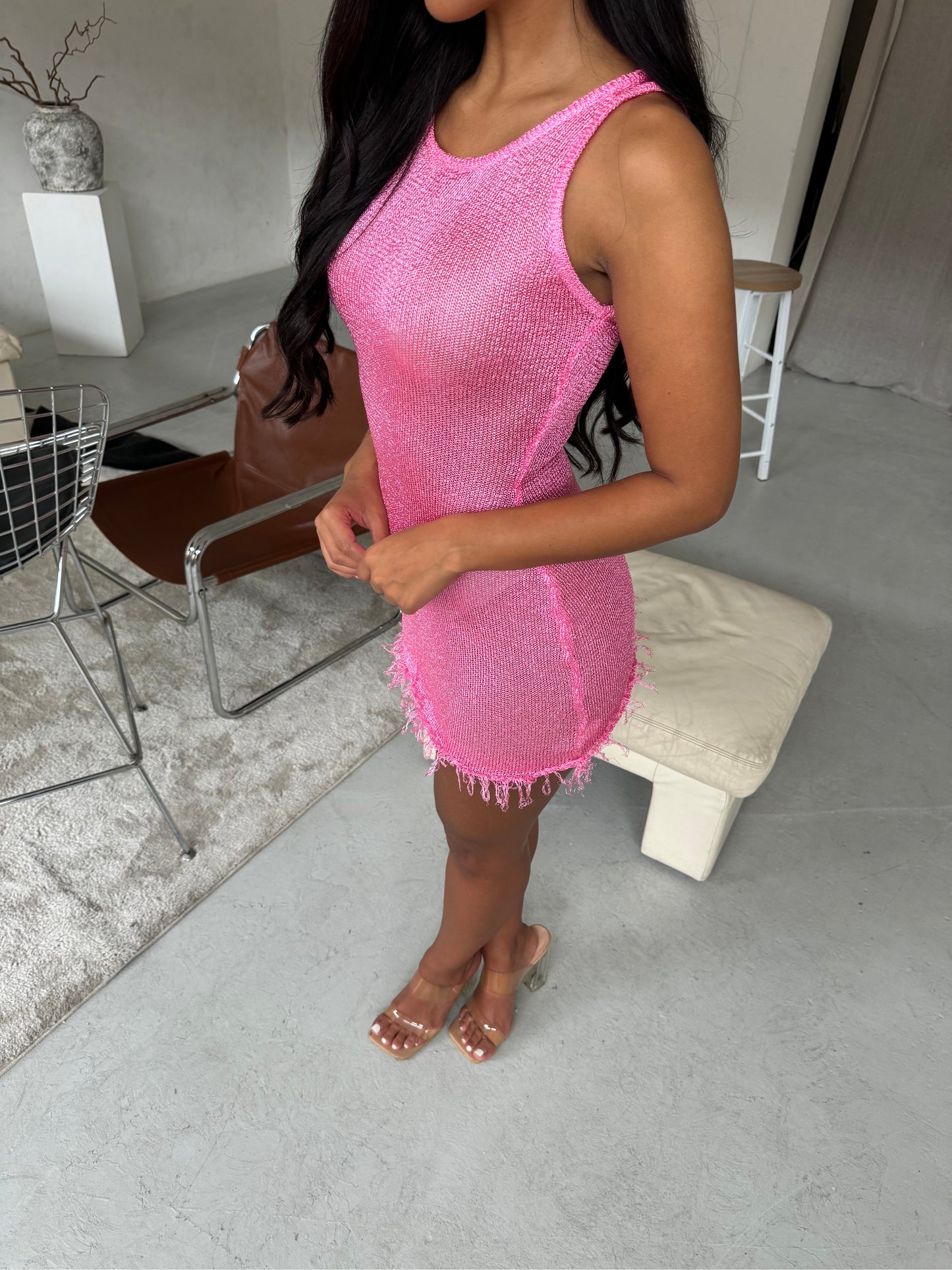 Delilah Mini Dress Pink