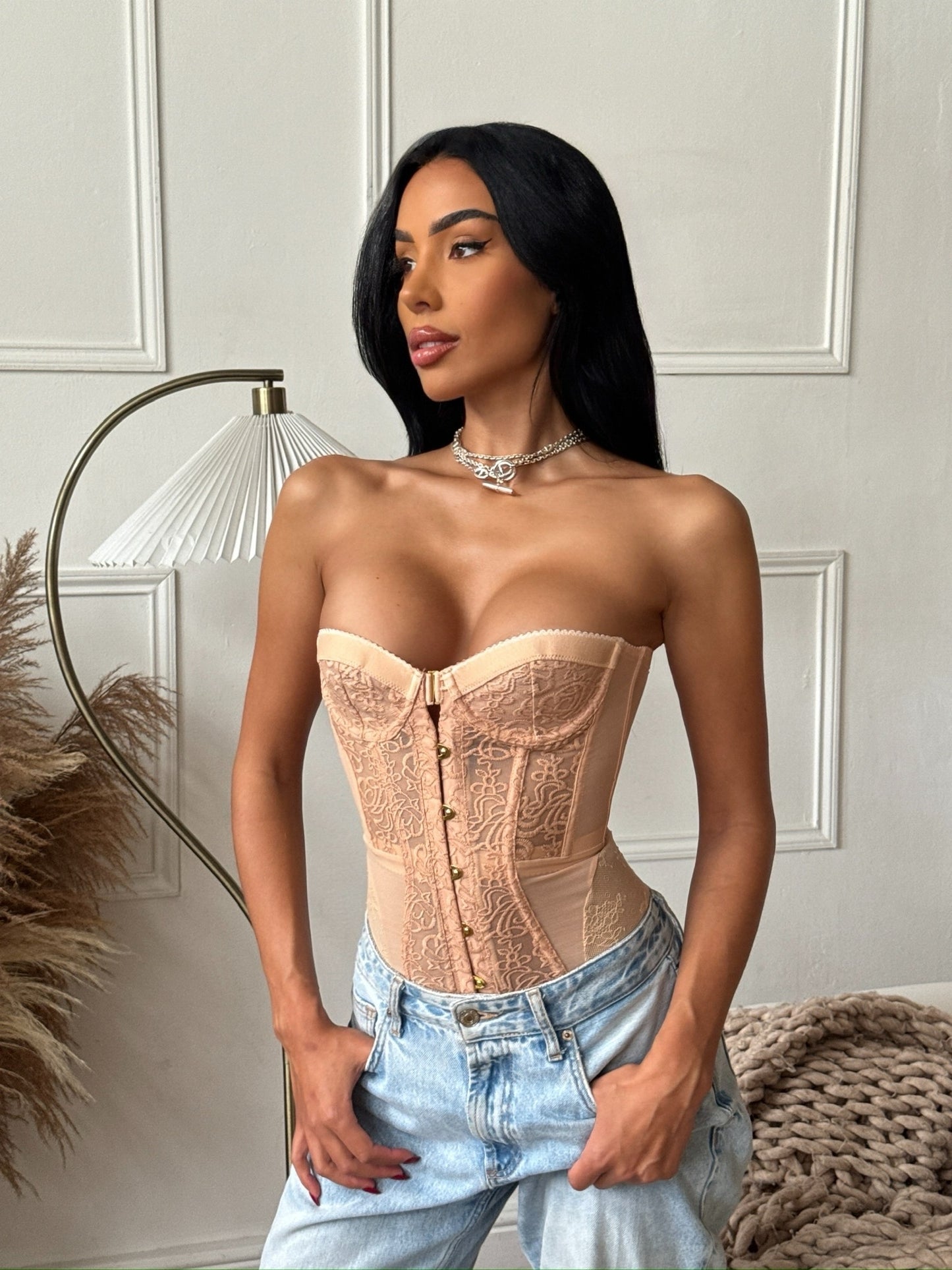 The Vivienne Corset - Nude