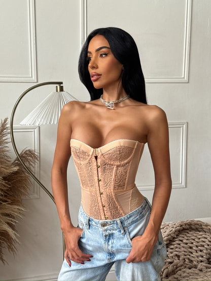 The Vivienne Corset - Nude