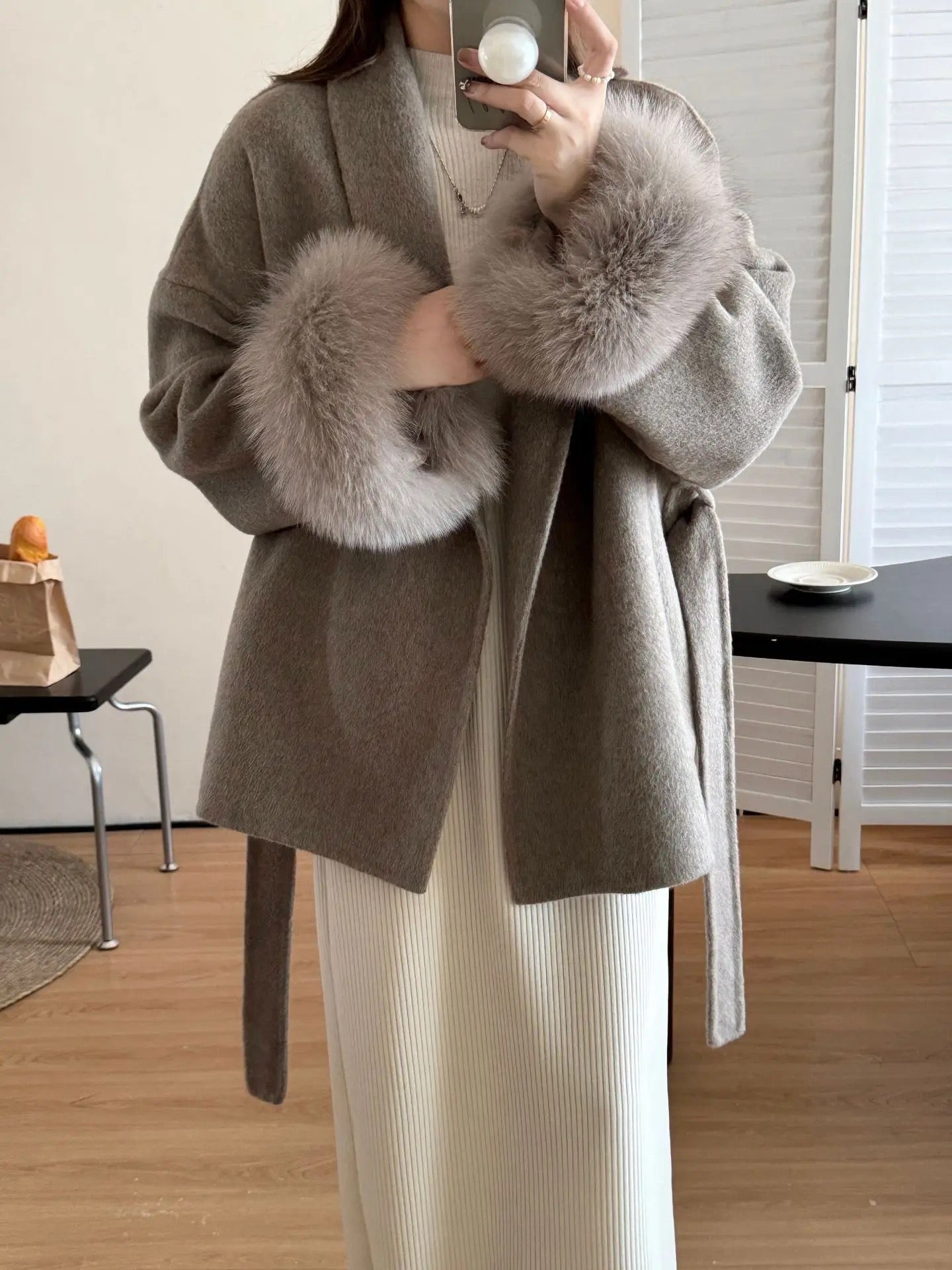 Candice Cashmere Coat