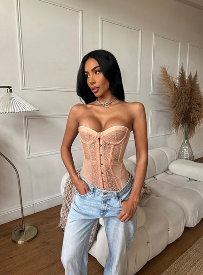 The Vivienne Corset - Nude