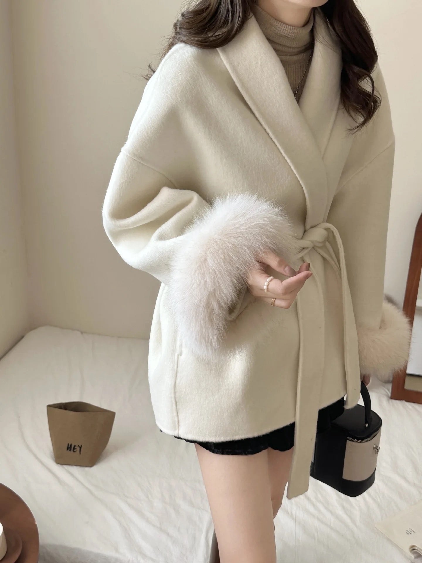 Candice Cashmere Coat